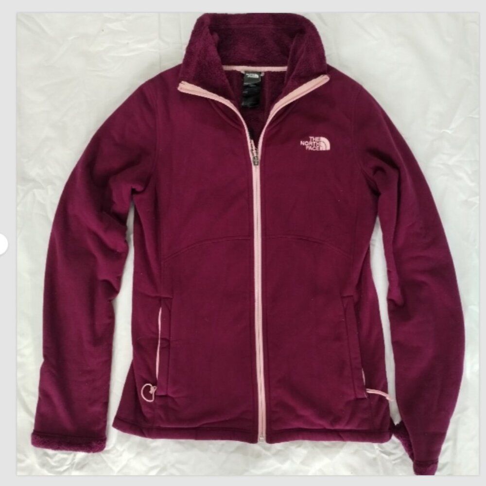North Face Zip Up jacket womens XS/TP Plum